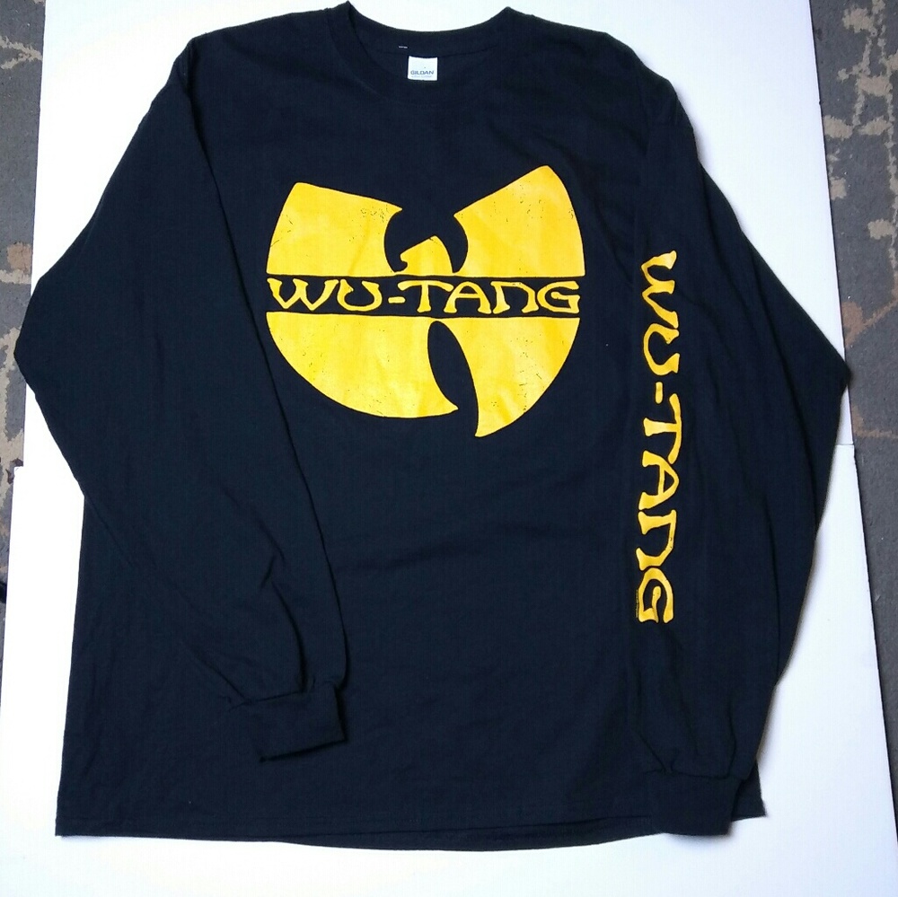 WU-TANG CLAN black L/S graphic tee
